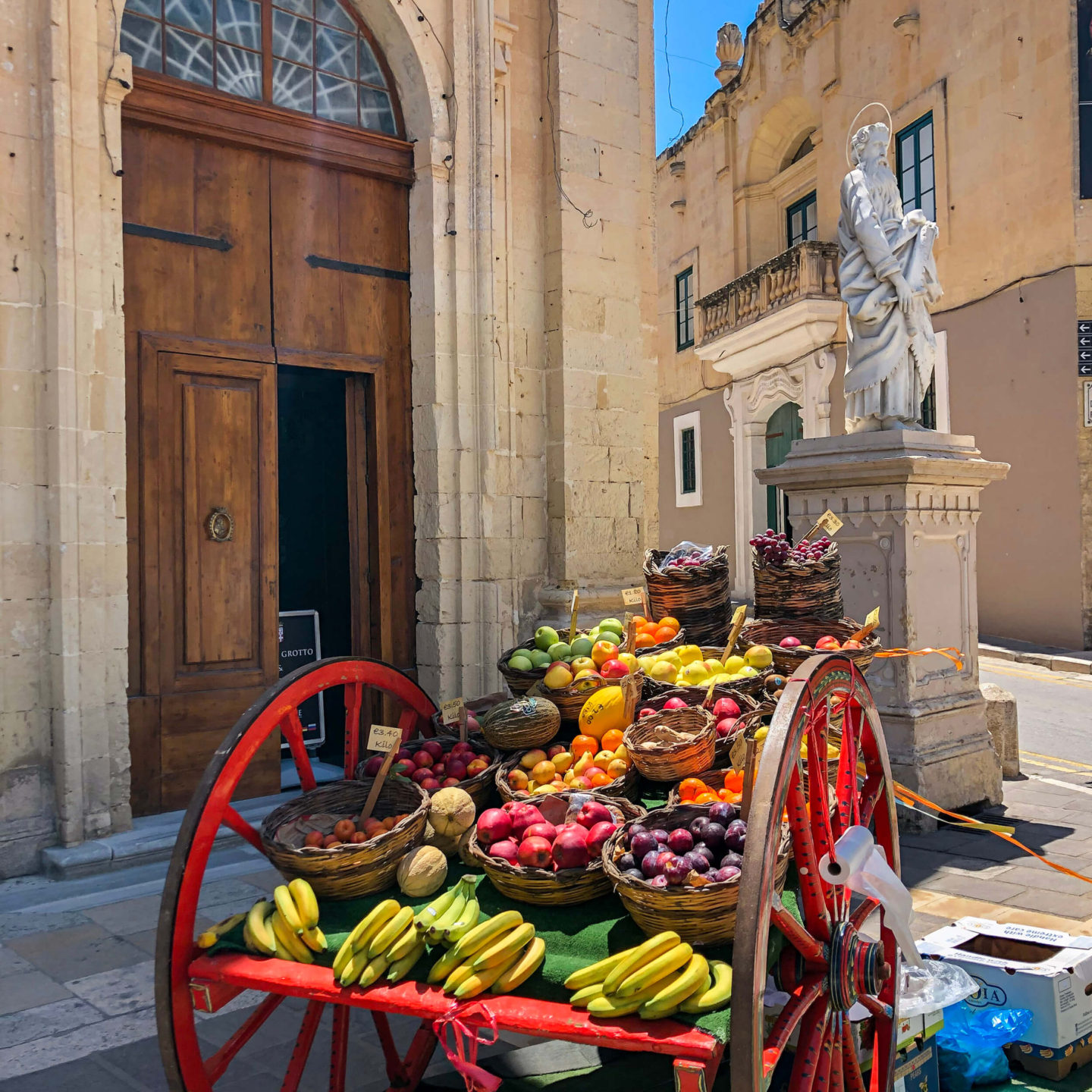 Fruit truck in Rabat