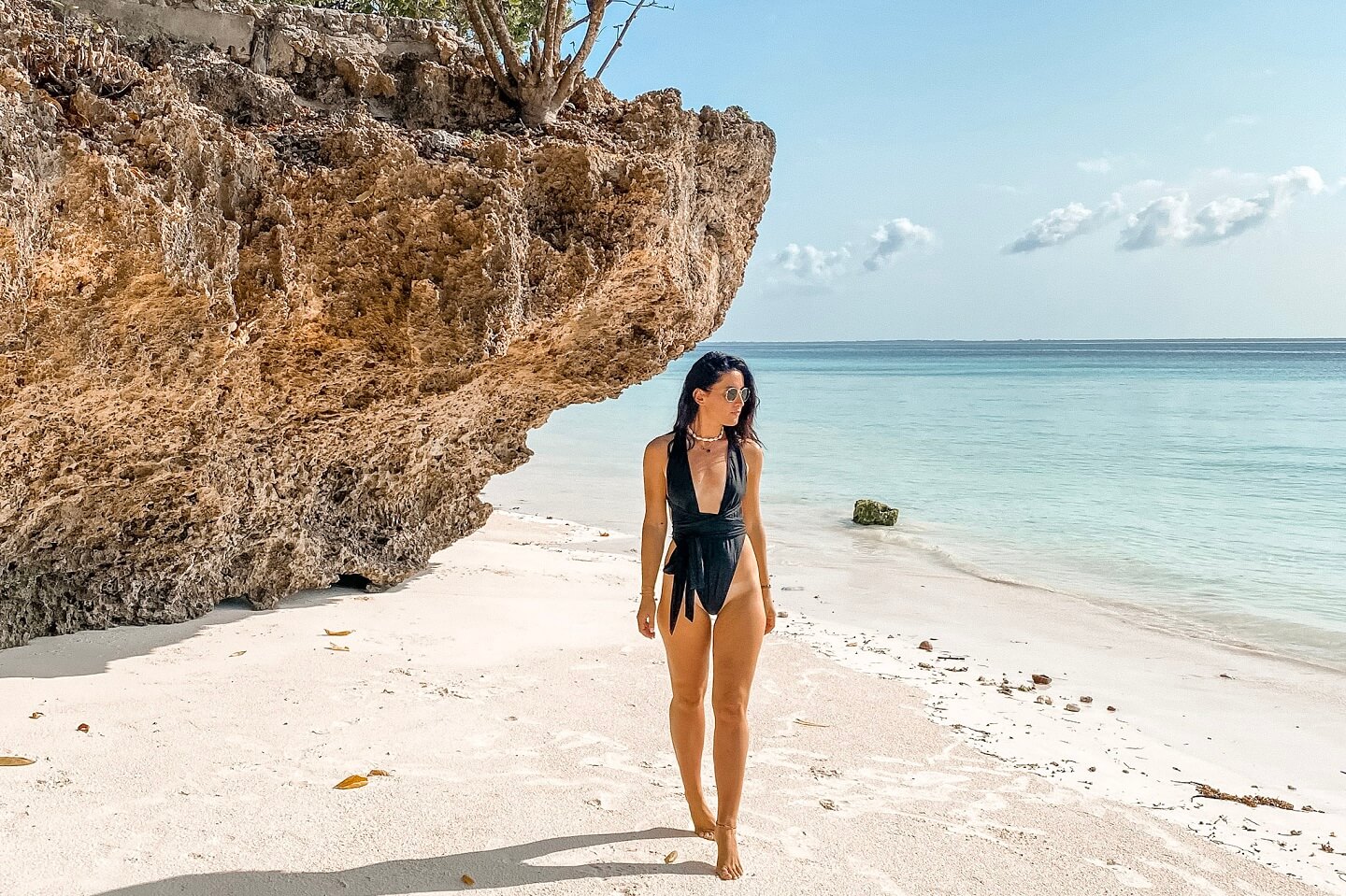 Zanzibar aerial beach