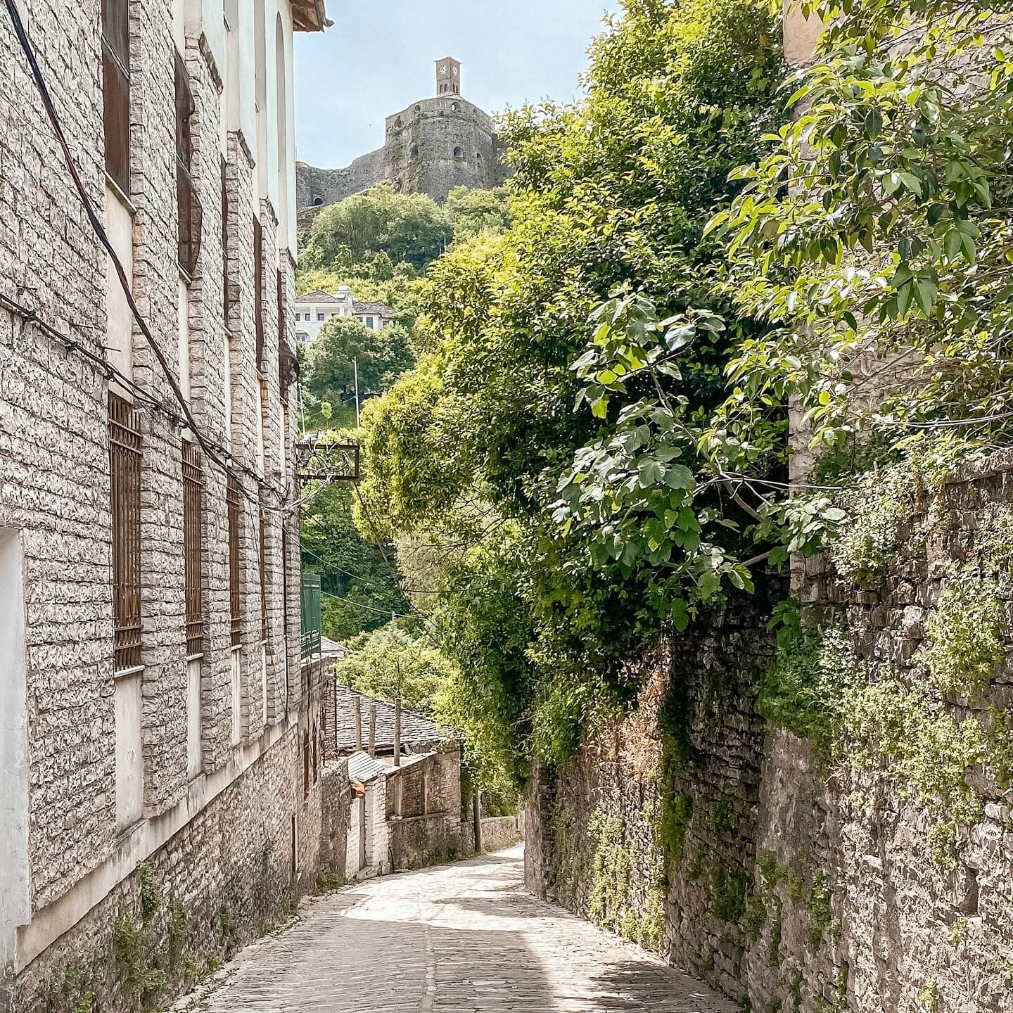 Stone street Albania