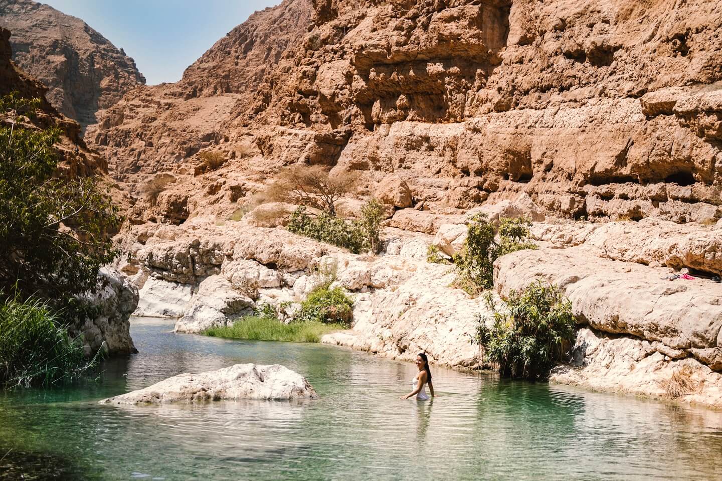 Wadi al shab pool