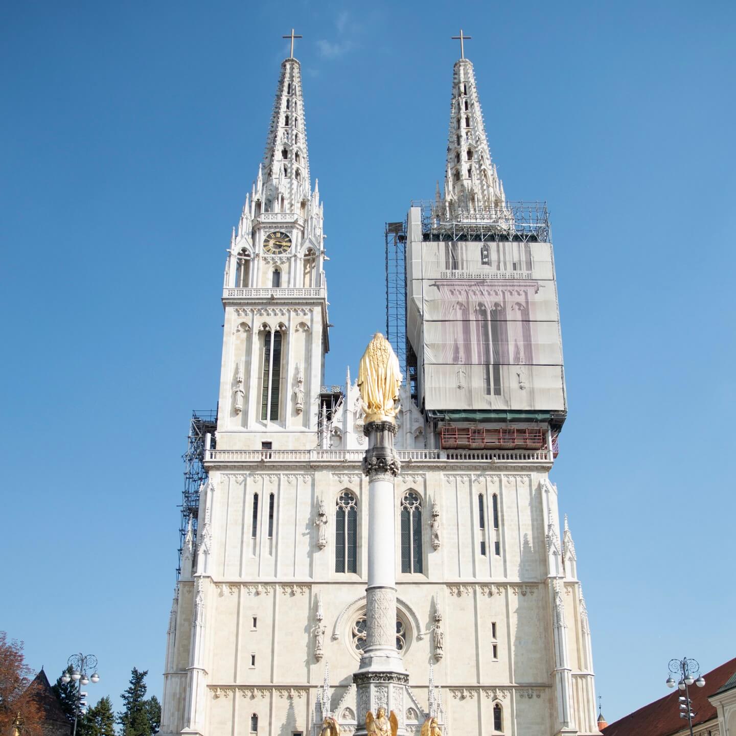Gothic church Zagreb