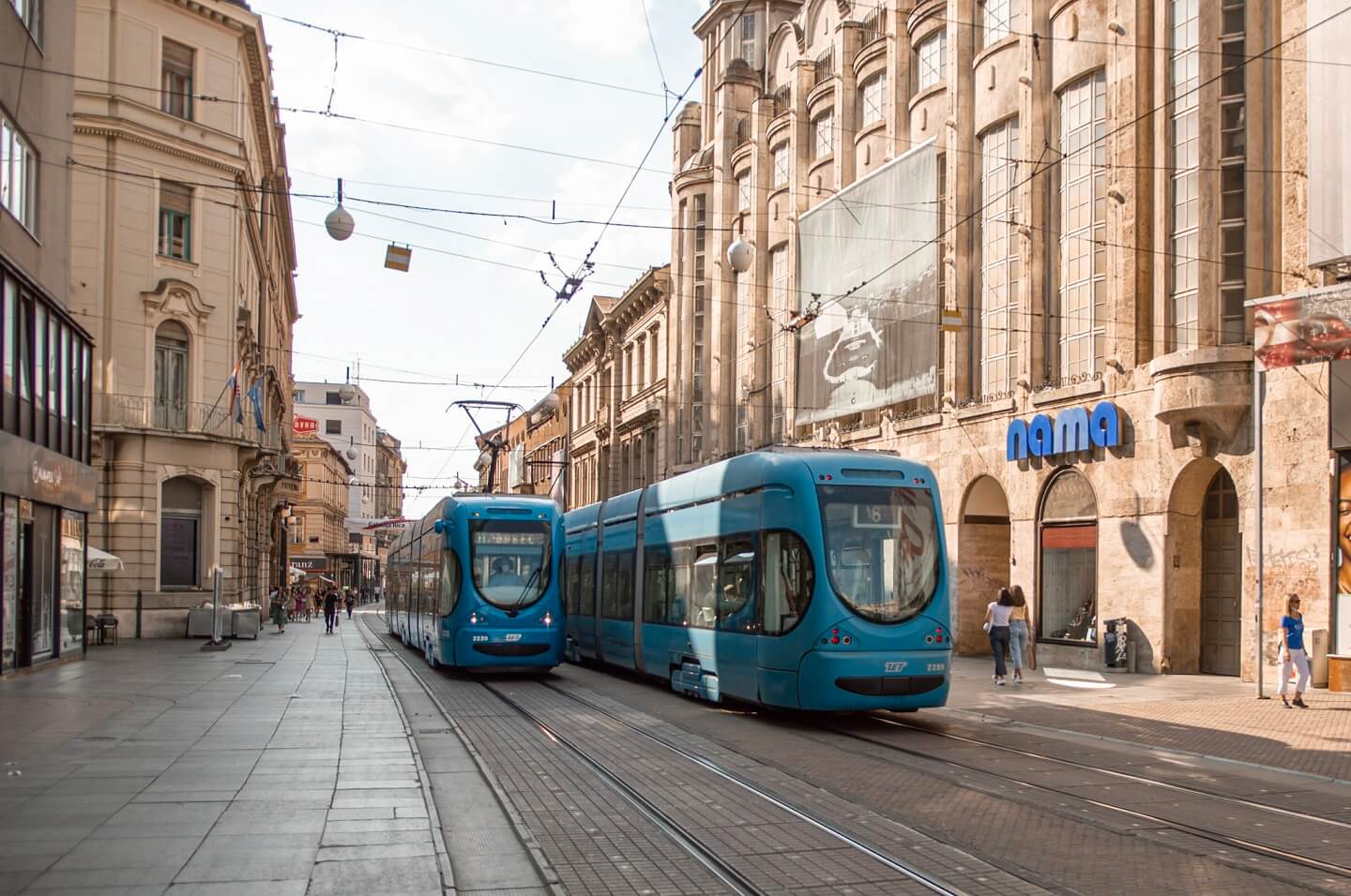 Take a tram in Zagreb