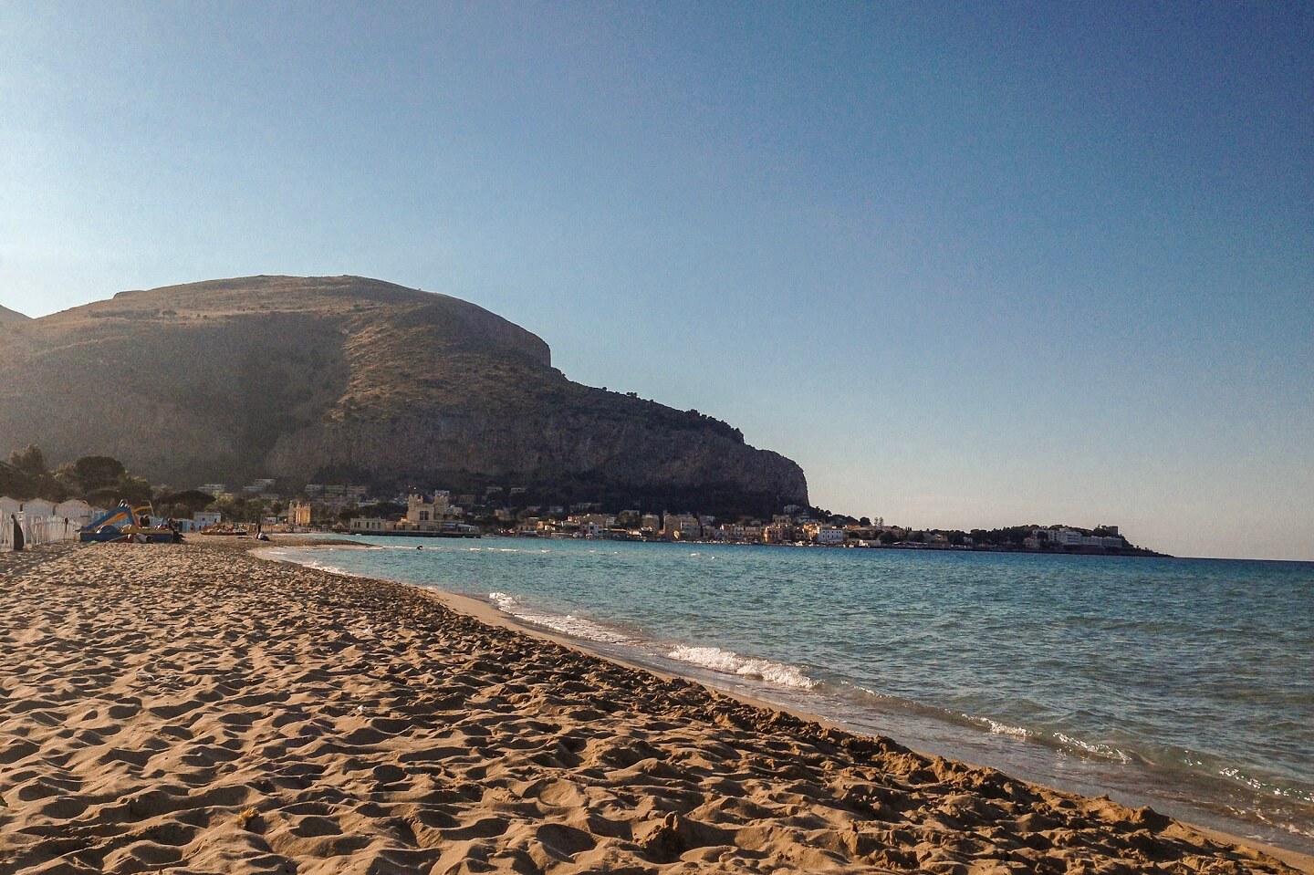 Mondello beach Palermo Sicily