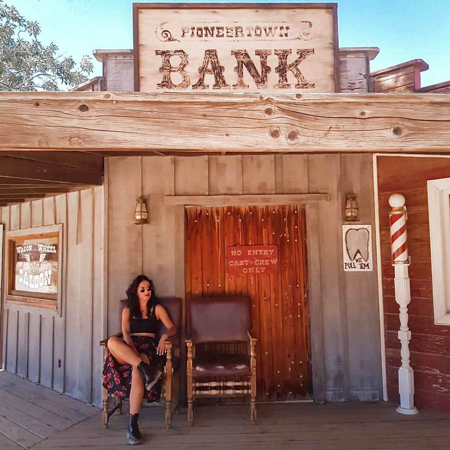 Bank ghost town USA
