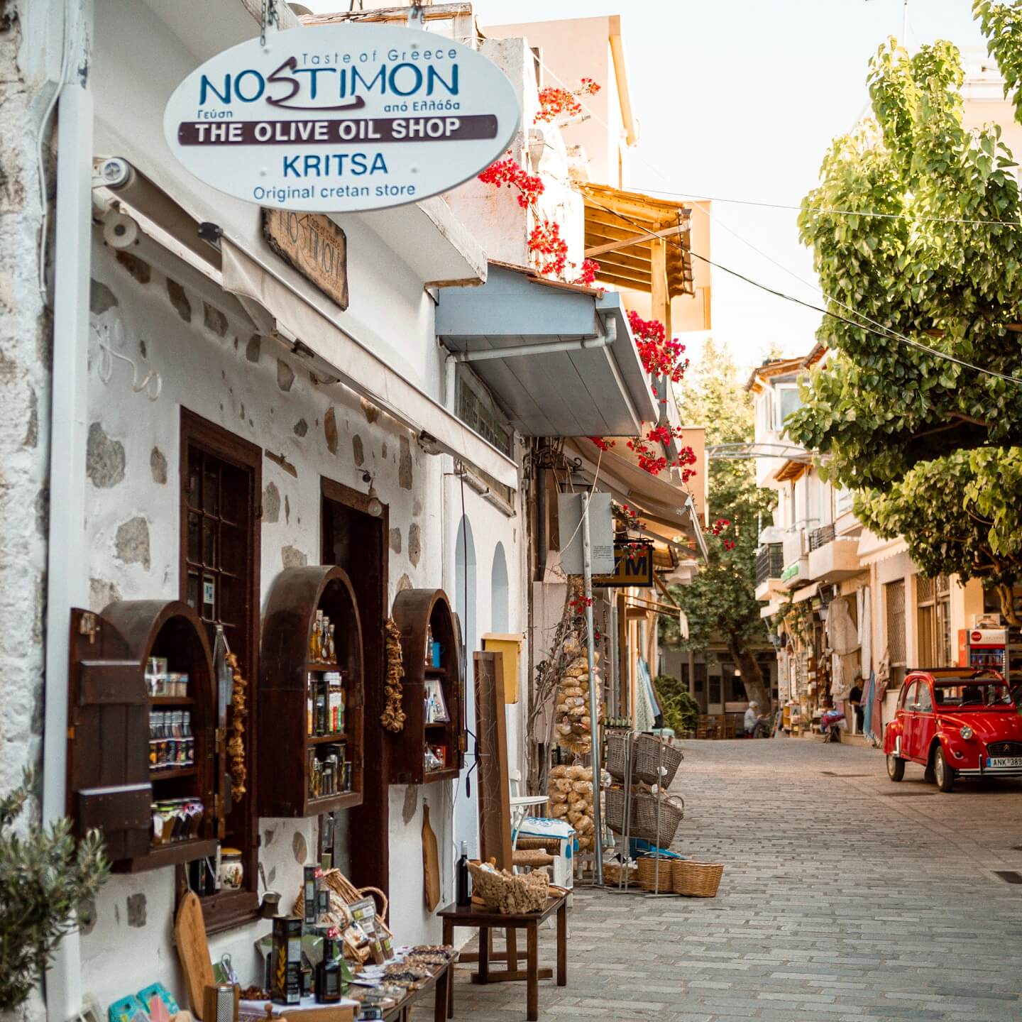 Street Kritsa, Crete Greece