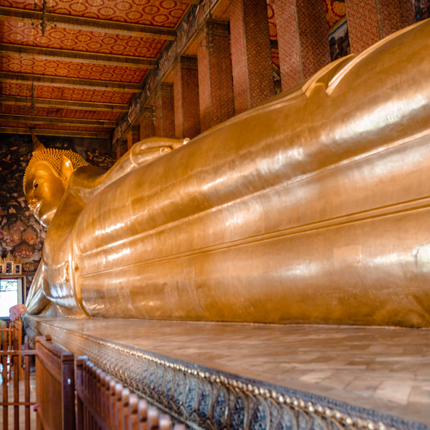 Reclining Buddha in Bangkok Thailand