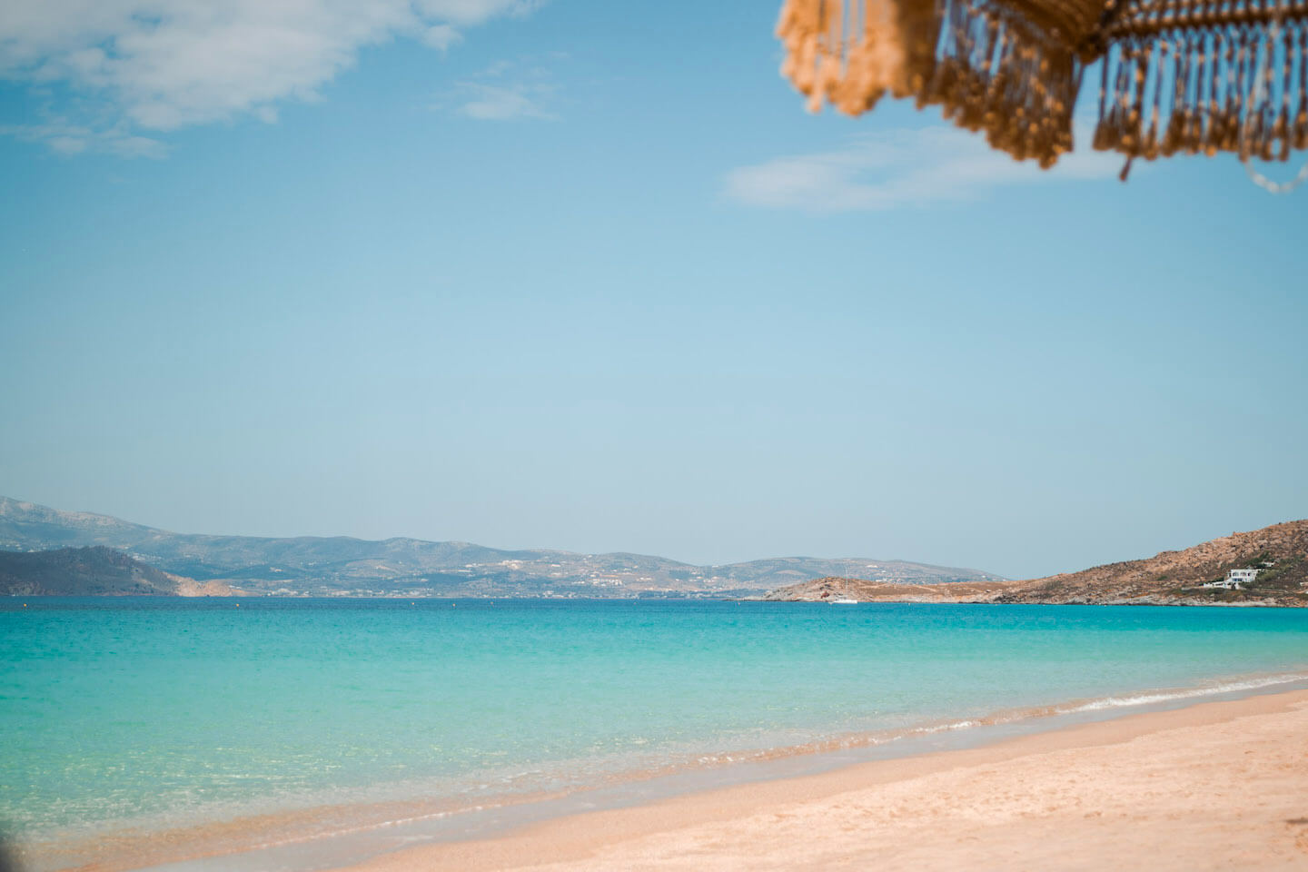 Agios Prokopios beach in Naxos