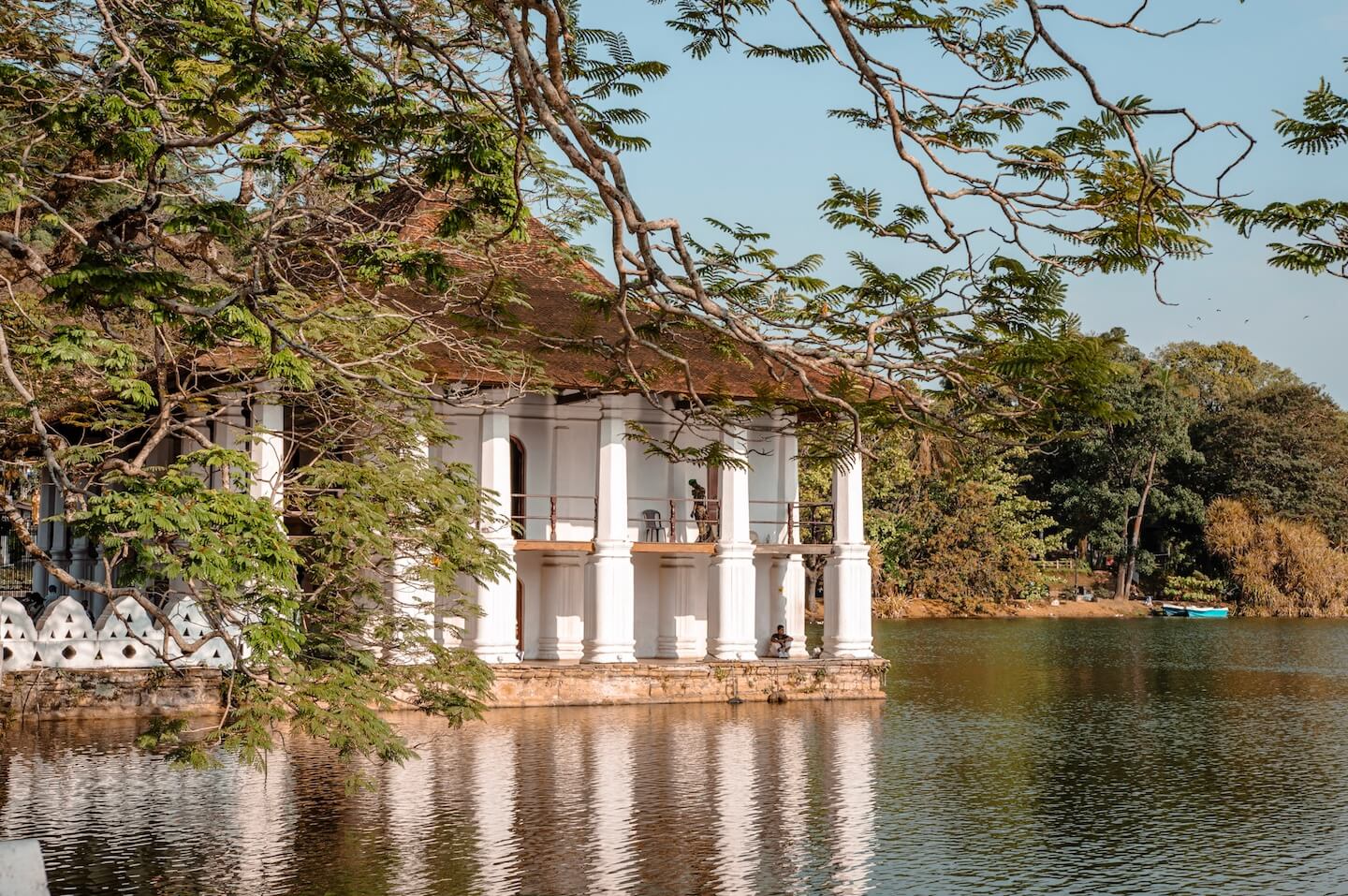 Kandy Lake in Sri Lanka