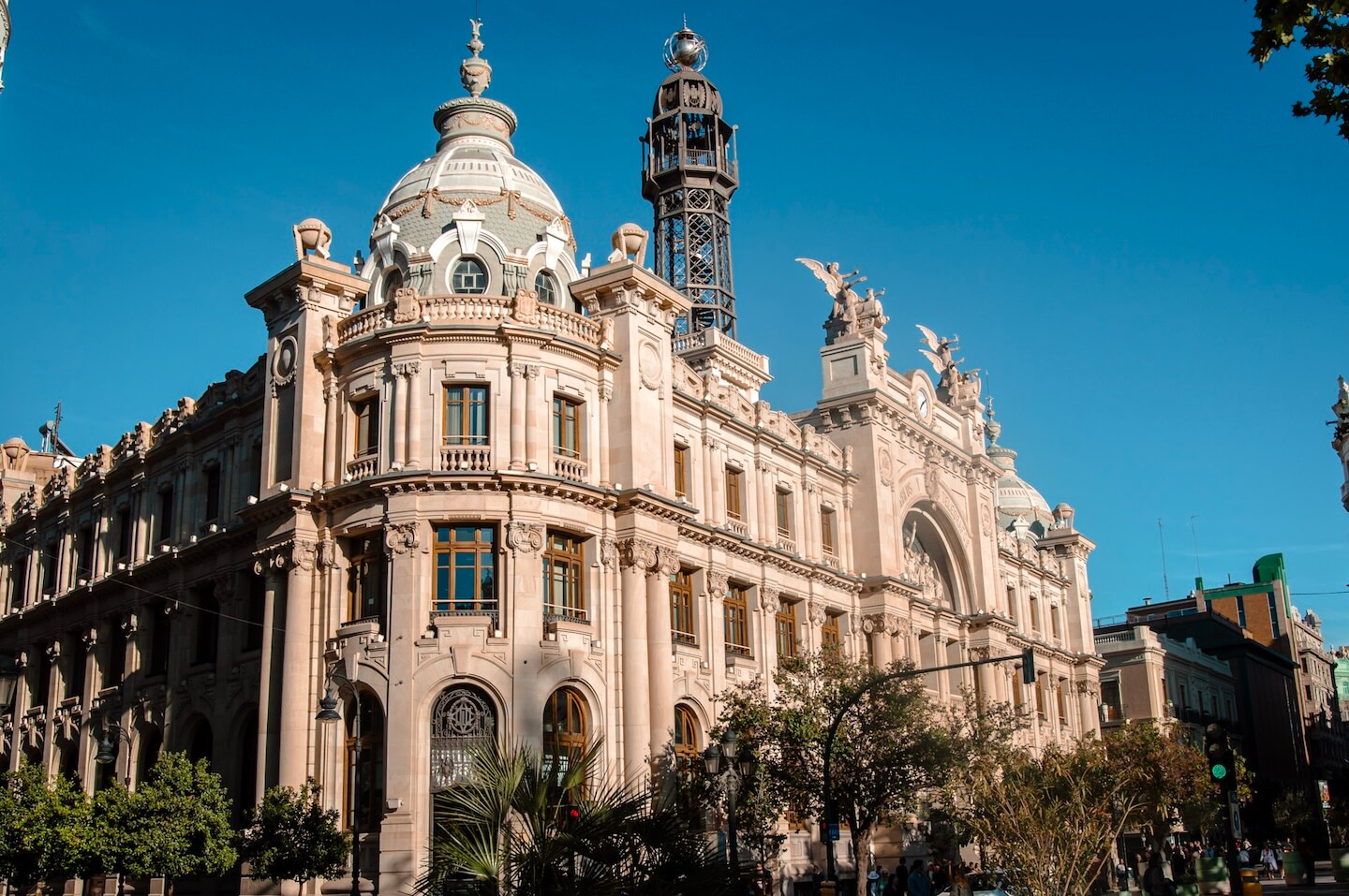 Grand old building in Valencia Spain