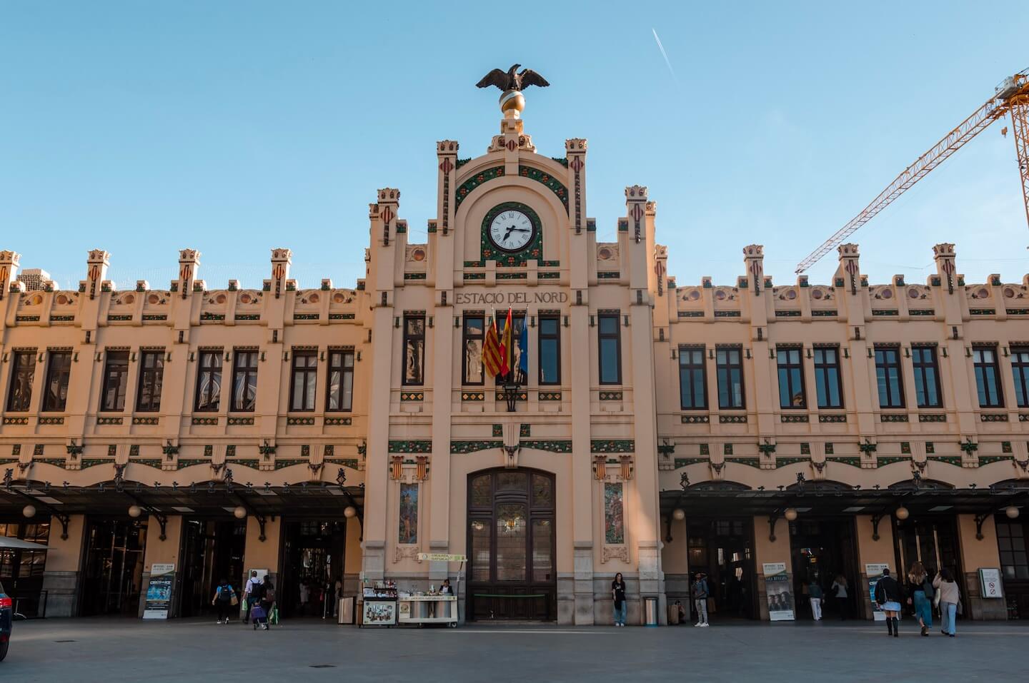 Valencia train station.