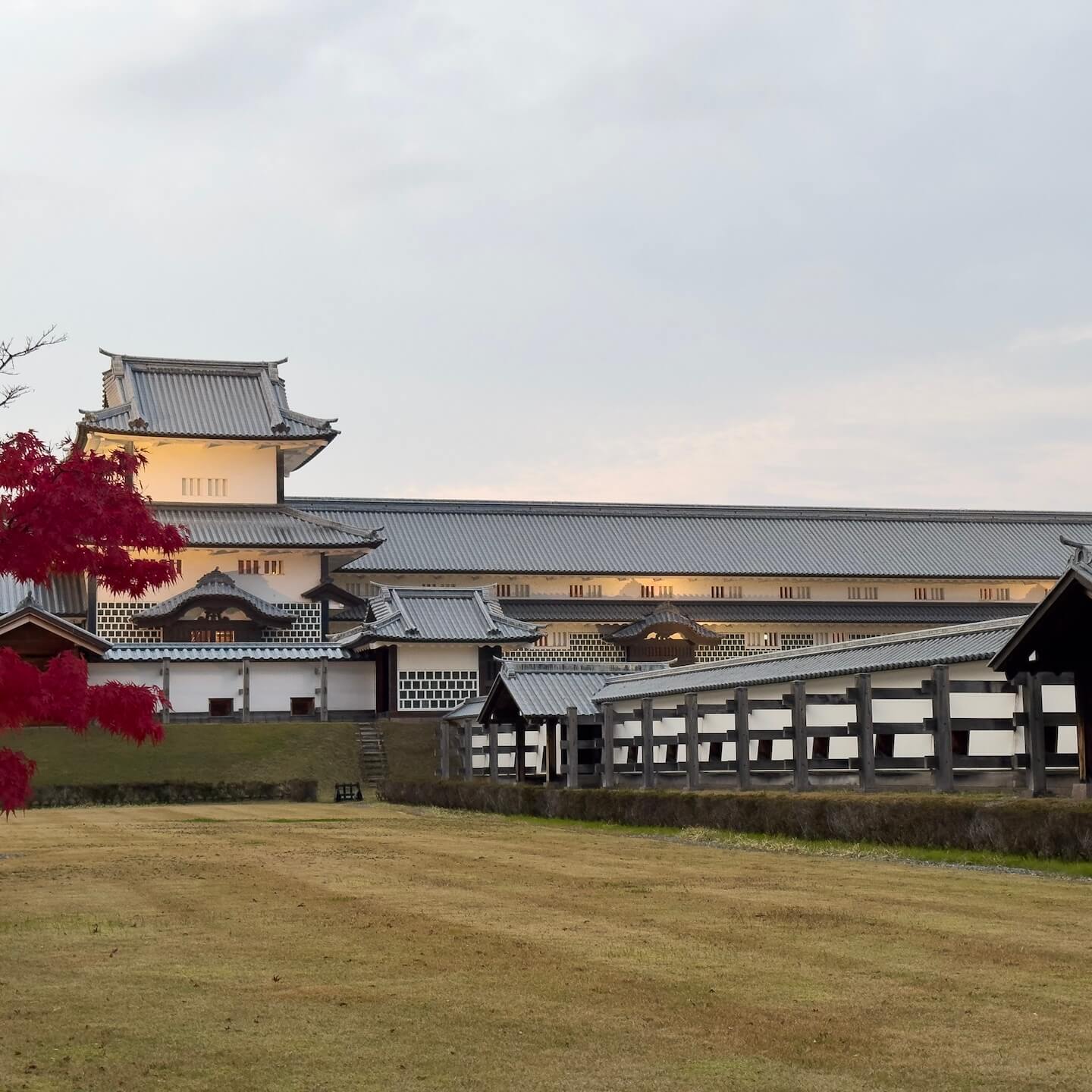 Kanazawa Castle Sunset