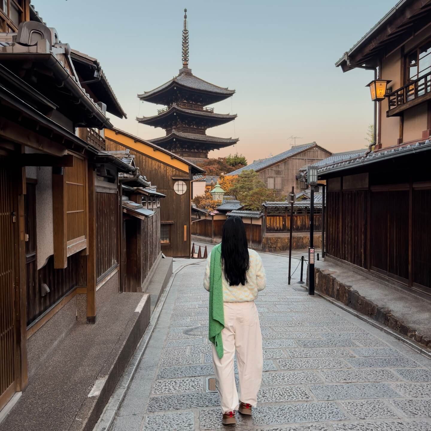 Kyoto Japan Street Sunrise