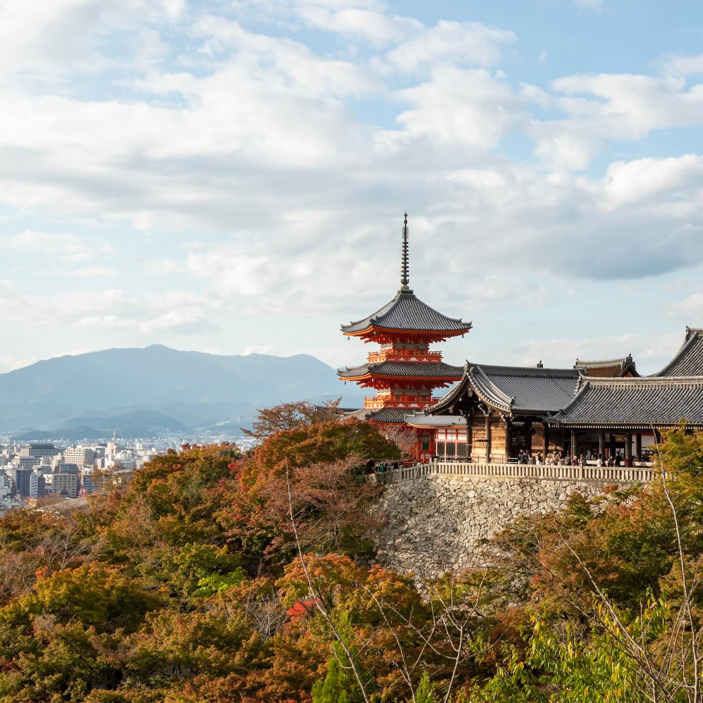 Kiyomizu dera temple Kyoto