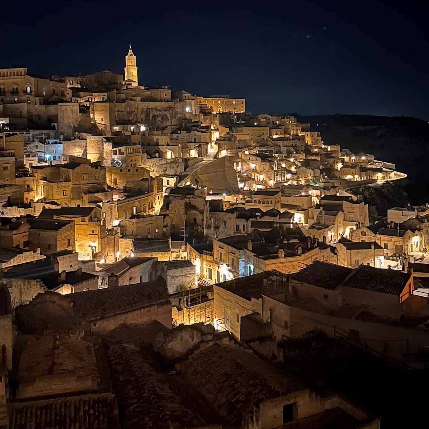 Matera by night