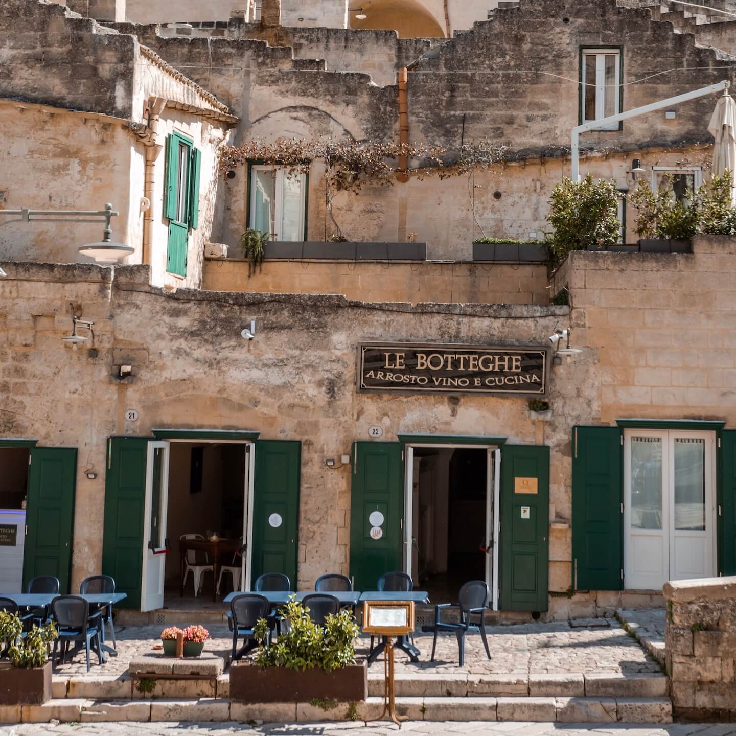 Wine bar in Matera