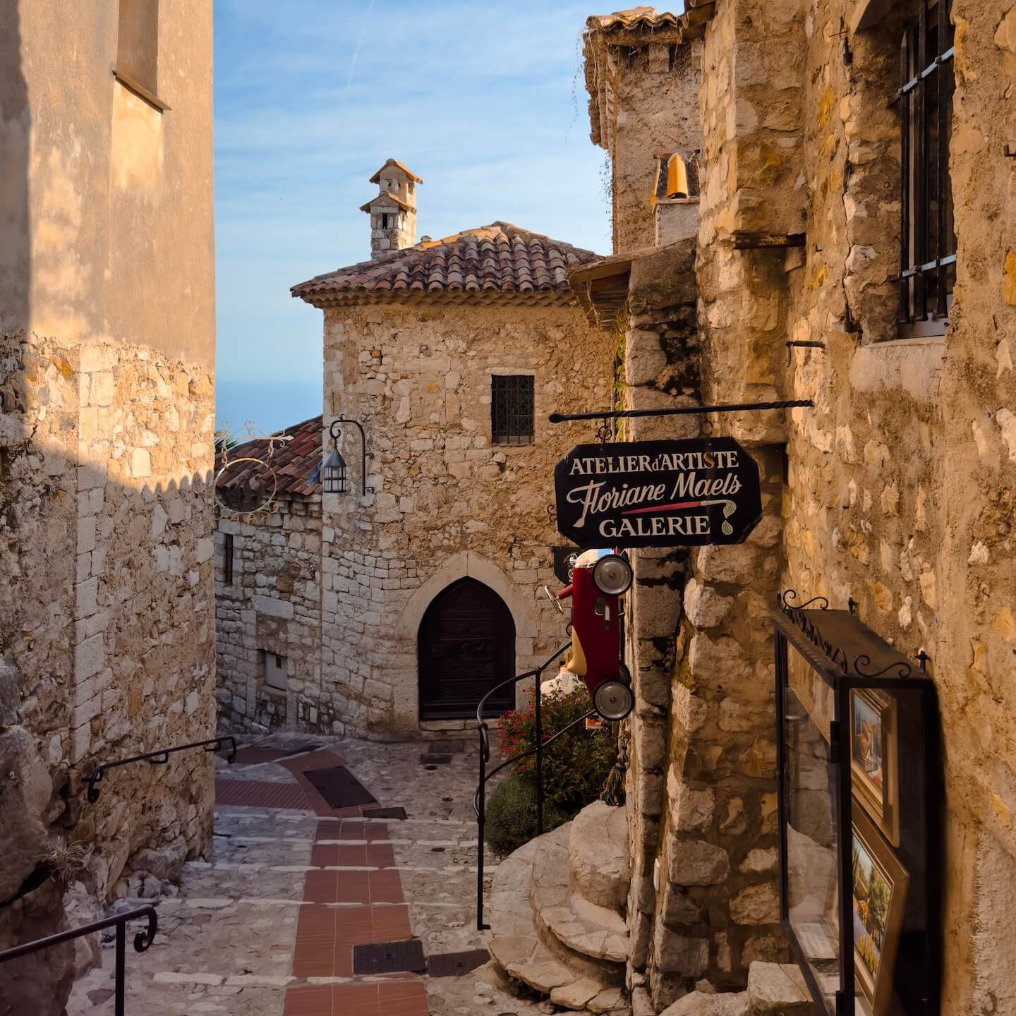 Charming alleys in French Village