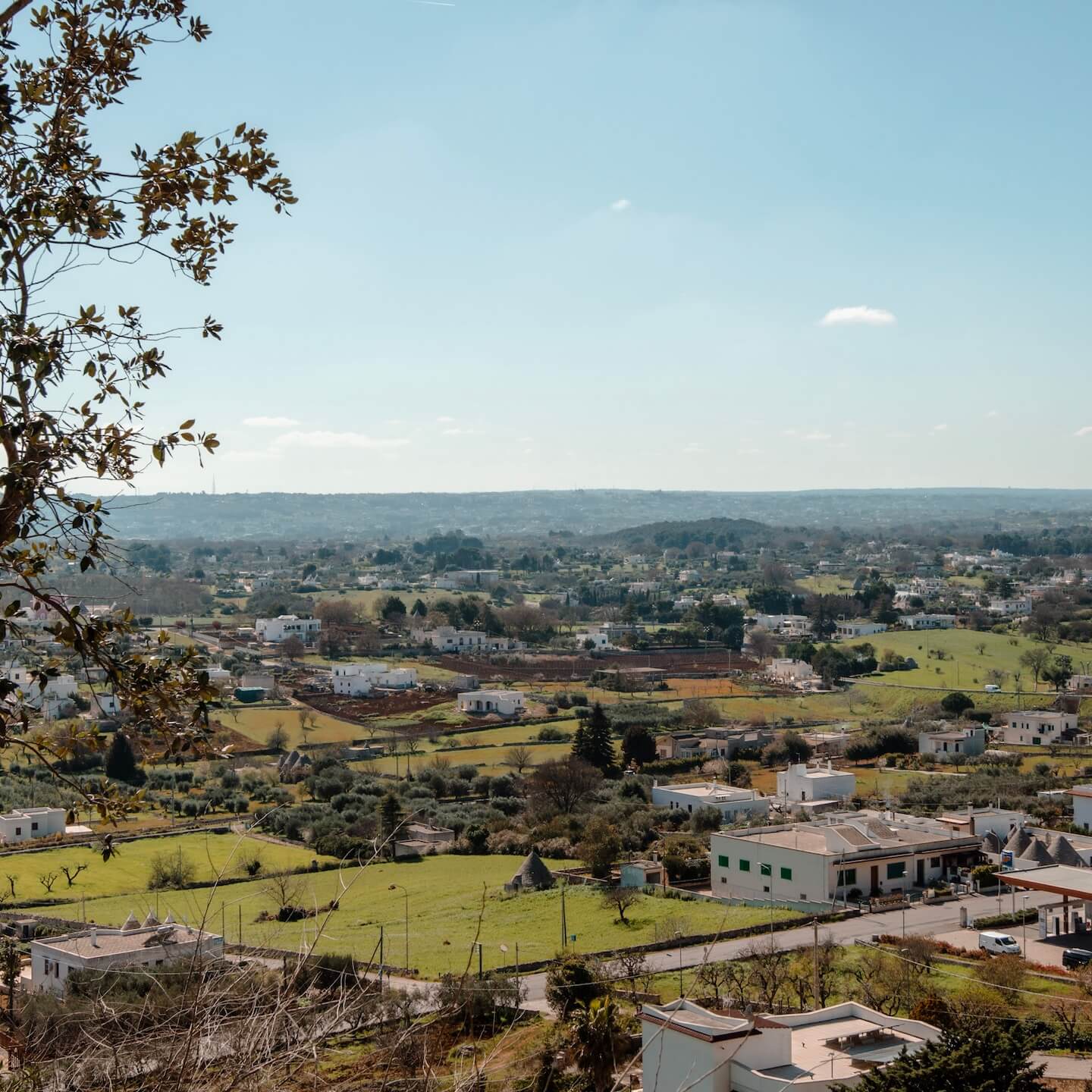 View from Locorotondo Italy